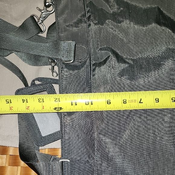 Baggallini Charcoal Tote Travel Laptop Bag - Picture 9 of 10